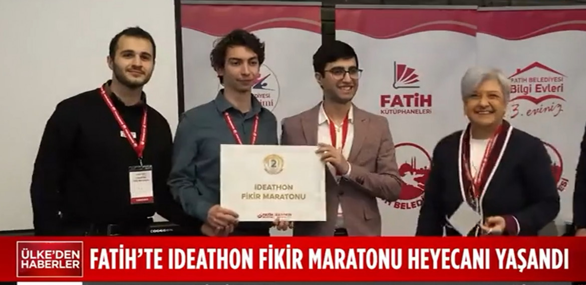 Teknoloji Fakültesi Bilgisayar Mühendisliği öğrencileri Fatih belediyesi Fikir Maratonu'nda ikinci oldu.